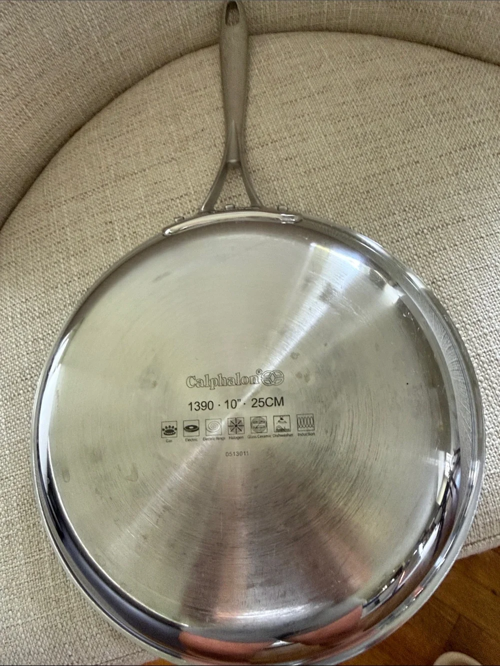Calphalon Stainless Steel Fry Pan - Silver 10”